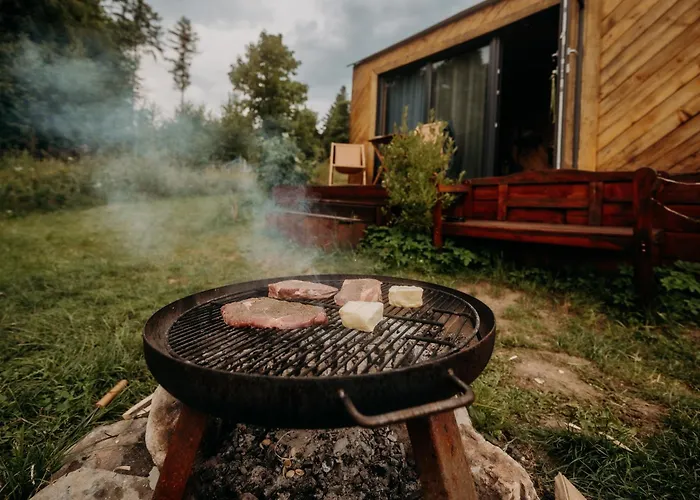 Tiny Glamp - Kontejner šikmina Luksusowy namiot